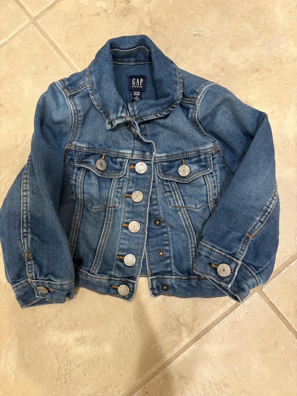 GAP Toddler Girl’s Blue Denim Jean Jacket